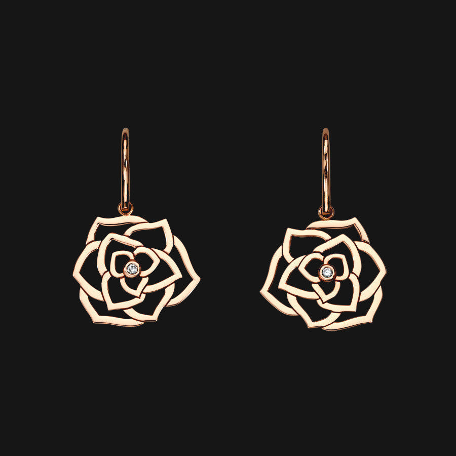 18k Wire Bloom Earrings