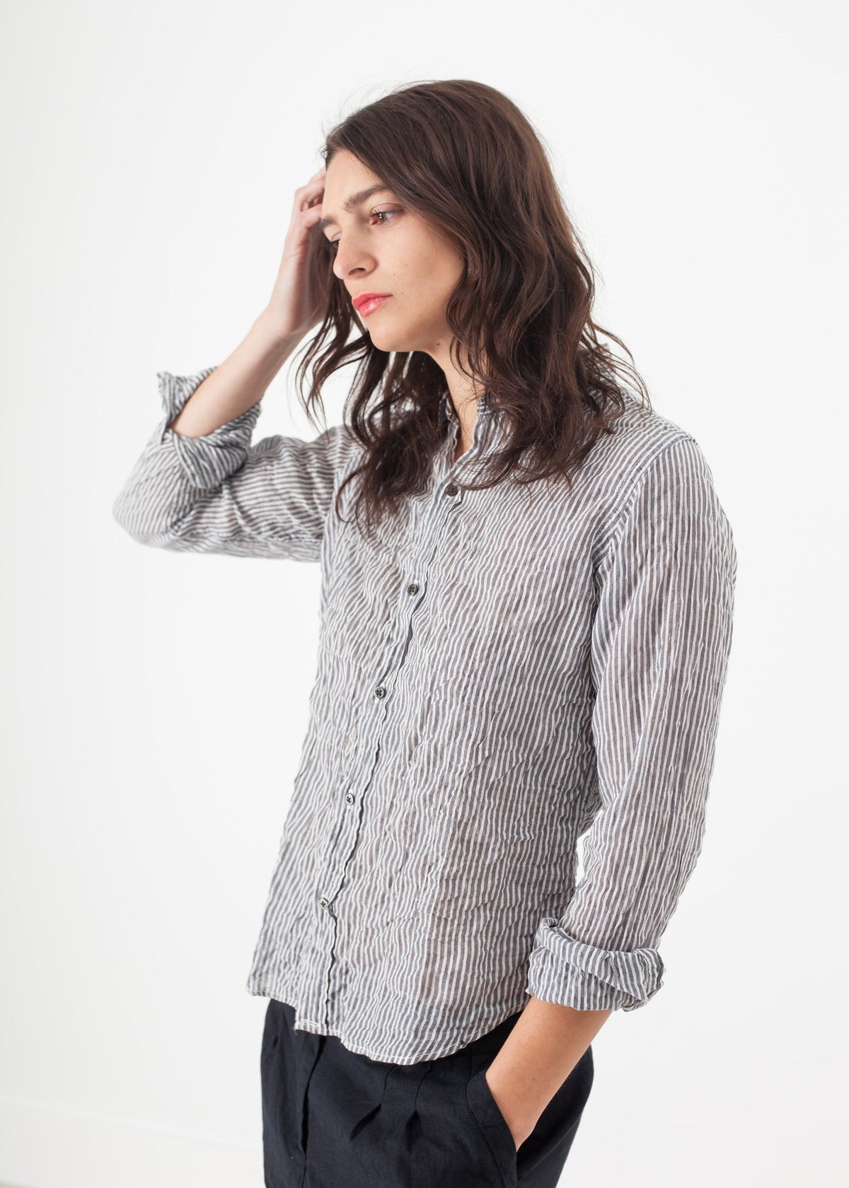 Camicia da ragazzo con spilla